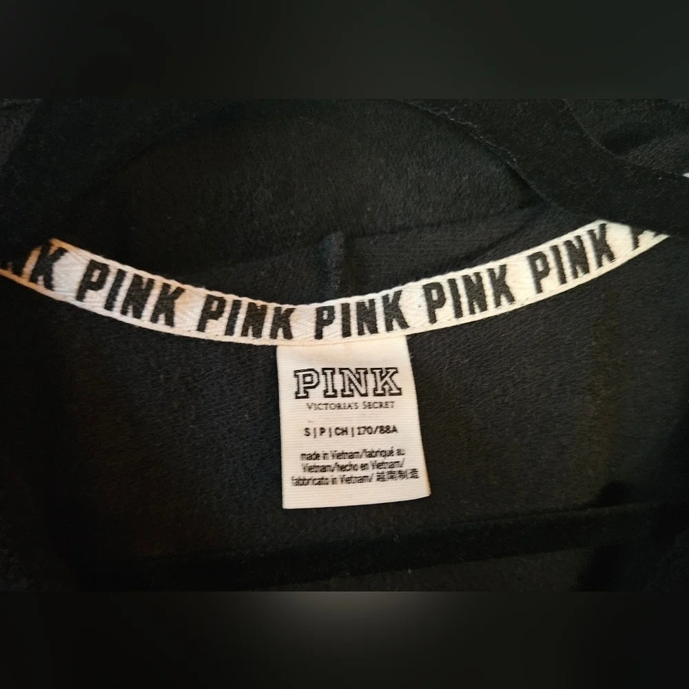 PINK Victoria's Secret Oversized Lace-Up Sweatshirt - Picture 5 of 6